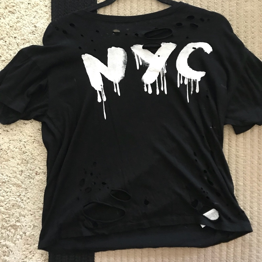 Forever 21 Distressed TShirt